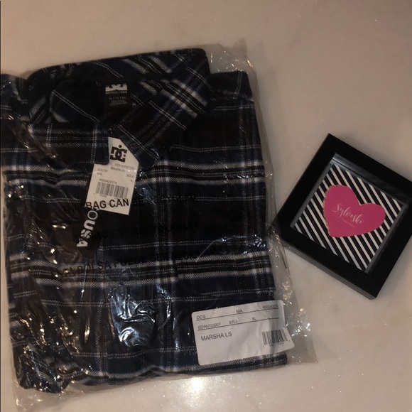 🆕 DC - MENS MARSHA LS WOVEN SHIRT - Picture 6 of 6